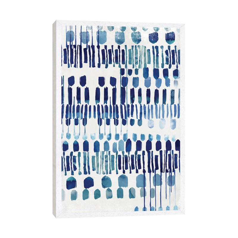 Continuosly II by Eva Watts - Painting on Canvas, 66.04cm H x 45.72cm W x 3.81cm D, White Framed