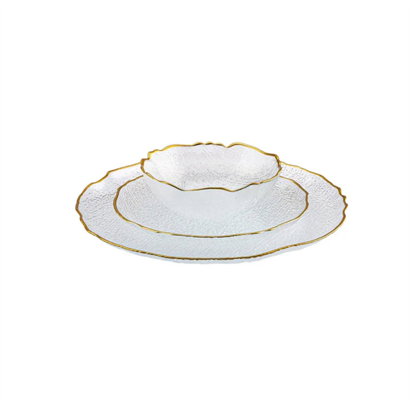 Glass Dinnerware Set 12 Piece - Service for 4