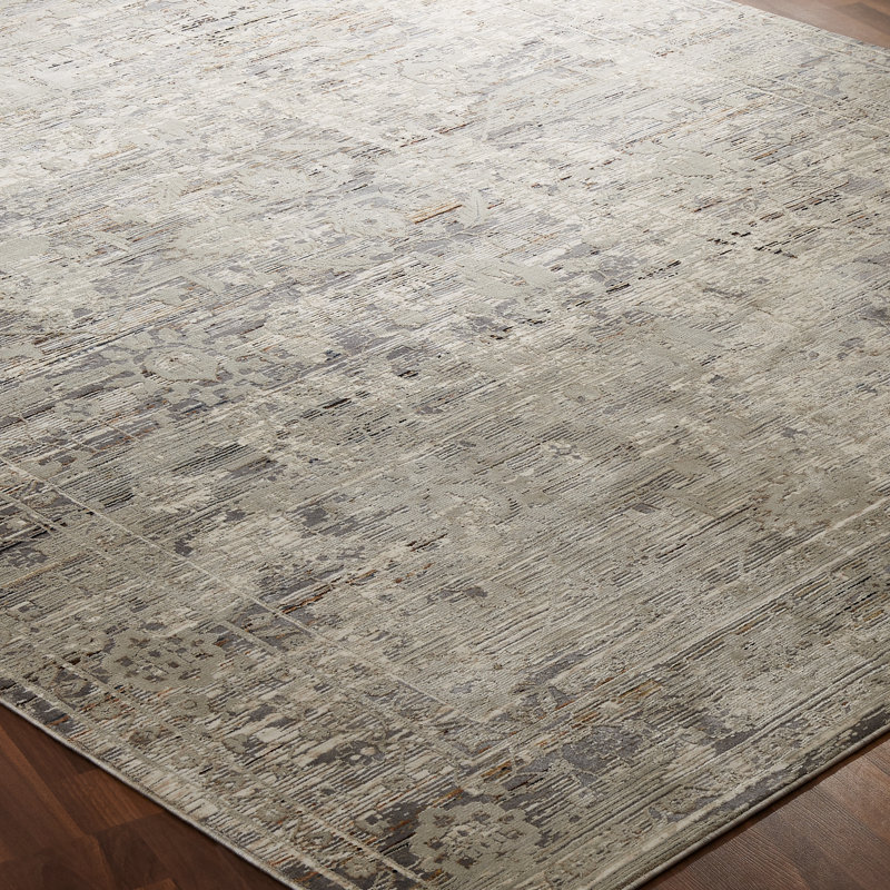 Hendricksen Southwestern Area Rug in Gray, Runner 2'6" x 12'