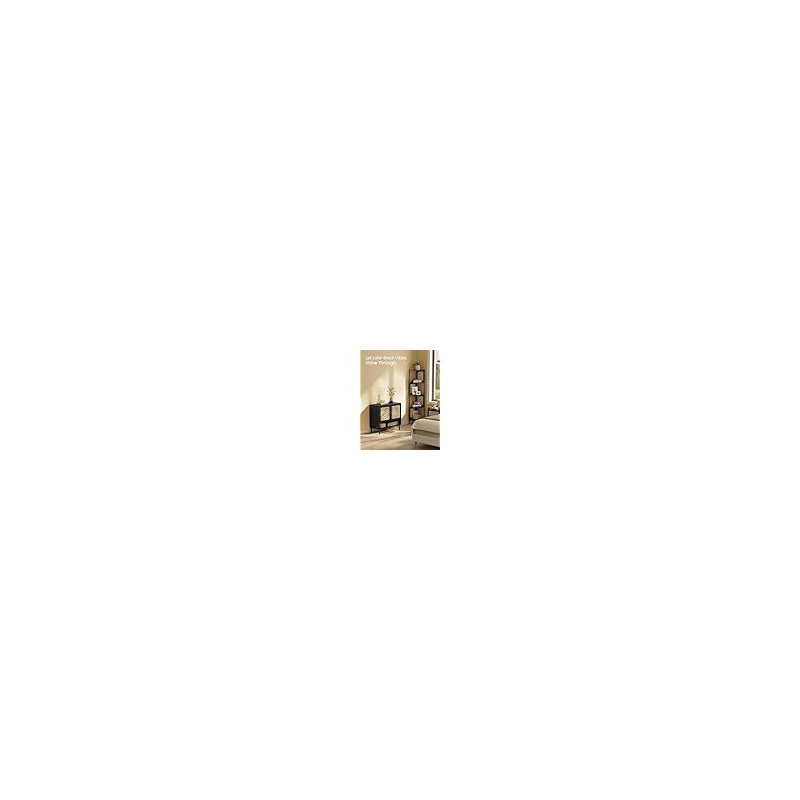 10 Pair Shoe Storage Cabinet, Black