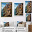 «Dramatic Cliff In Espagne I», impression sur toile nautique et plage-91292694-91292696