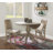 Fairbairn 42" Round Drop Leaf Wood Pedestal Dining Table