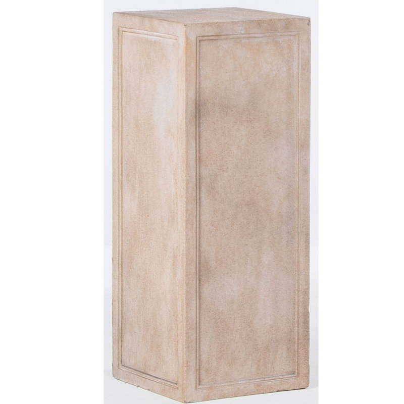 Piédestal Bruceville, Taupe, H 31,5 po x l 12,25 po x P 12,25 po