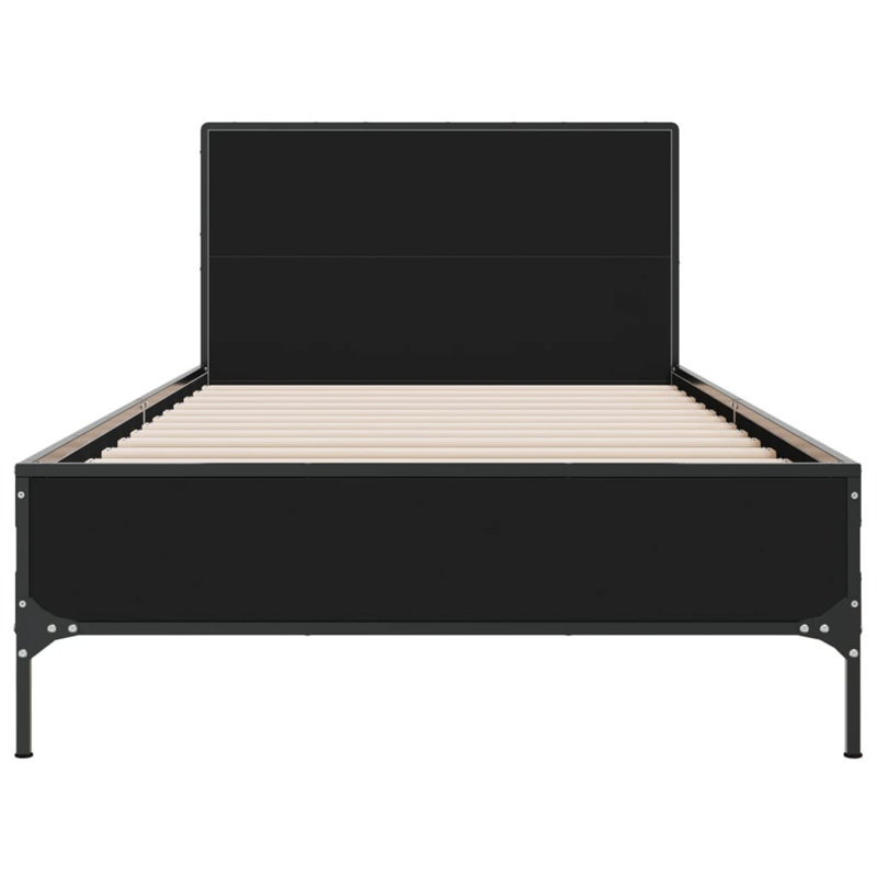 Paza Bed Frame, Small Single (2'6), Black