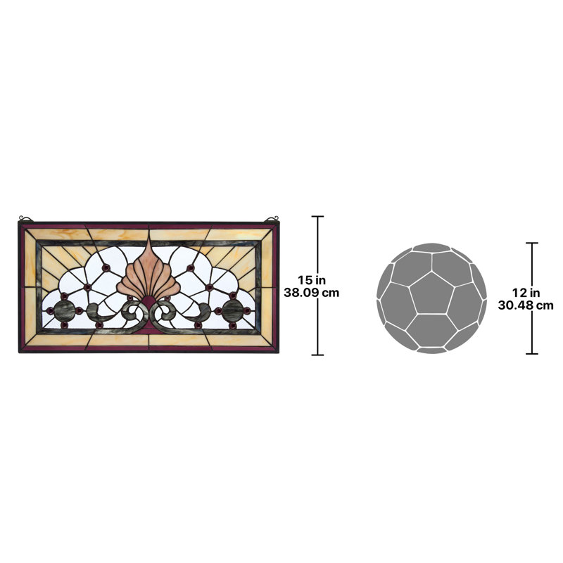 Victoria Lane Tiffany-Style Window Panel