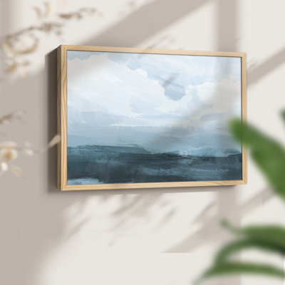 Azure Rising III -Framed Print - Restickable