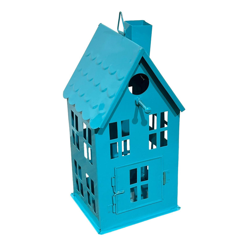 Maison d'oiseaux piscine turquoise