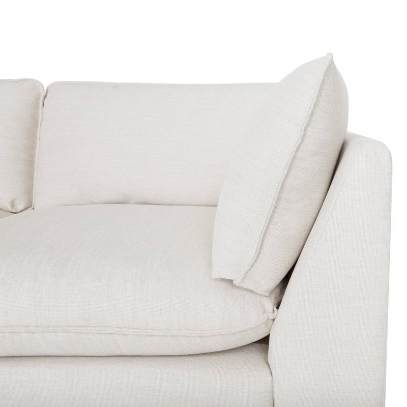 Brijito Upholstered Sectional Symmetrical, Oyster