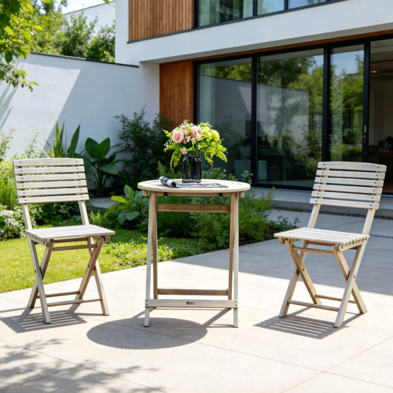 Floyd Acacia Patio Dining Set with