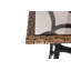 Ensemble de 3 tabourets de bar d'extérieur, chaises de bar en rotin, avec plateau en verre, tabourets de bar en osier pour la cour, le jardin, la piscine, le balcon et la terrasse, brun
