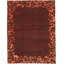 Starflowers Ii Hand-Knotted Area Rug in Raisin