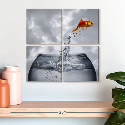 Brampt Goldfish Out Of Fishbowl