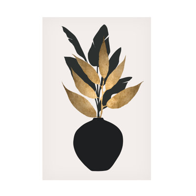 Bouquet n ° 5 sur toile par Kubistika