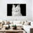 Delighted White Cat-107947788