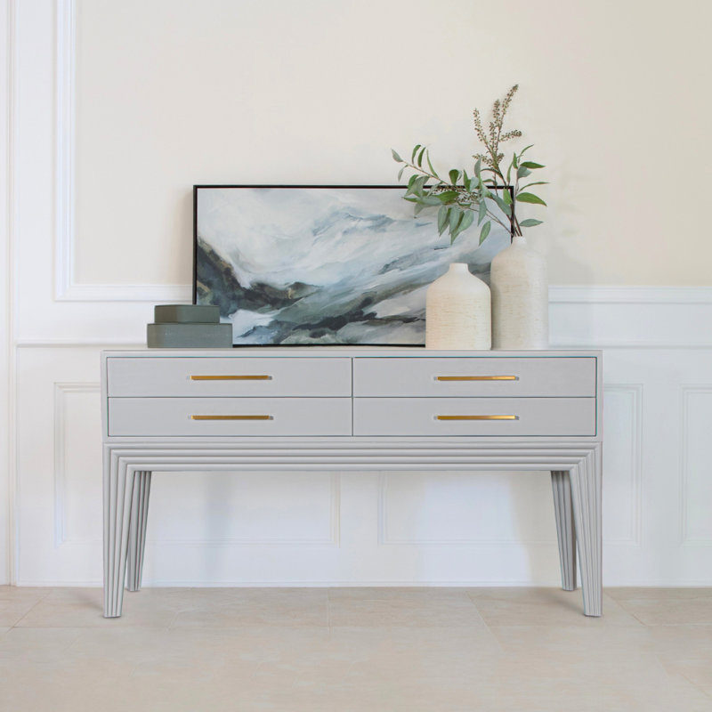 Barcelona Console Table, Light Gray