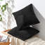 Housse de coussin en velours côtelé, housse de coussin en velours côtelé décoratif, ensemble de 2-112511057-112511058