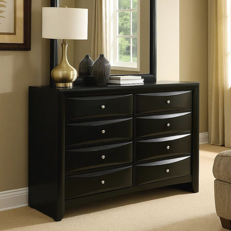 Commode double 8 tiroirs l 58,51 "