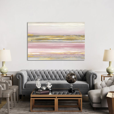 Subtle Reflections With Blush by Allie Corbin - Painting on Canvas