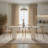 Modern White Dining Table, 70.9 x 29.5 x 35.4 inches | 100% Melamine Coated Particle Board, Thickness: 1.0 inches | Stylish Solid Color Design, Durable with 154.3 lbs Capacity | Perfect for Contemporary Dining Rooms-1467801454