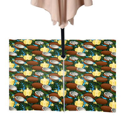 Coconuts Pineapples Water Repellent Tablecloth
