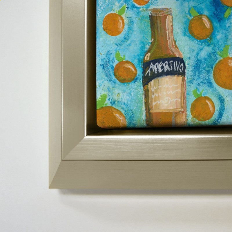 Apertivo and Oranges par Nola James - Impression sur toile