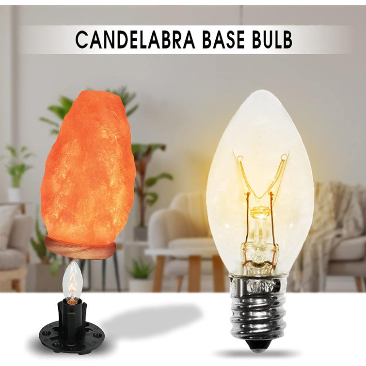 Salt Lamp Bulb - Scentsy Light Bulbs for Plug in Wax Warmer - 15 Watt Night  Ligh
