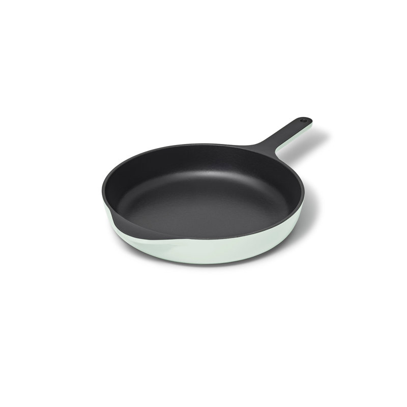 Caraway 10.5" Enameled Cast Iron Skillet, Light MIst