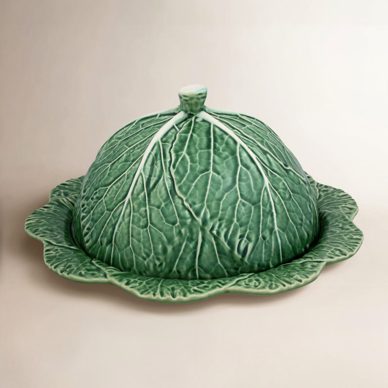 Cabbage Earthenware Decorative Tray