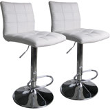 Ludly 32.5" Adjustable Spin Bar Stool