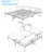 55.02'' Wide Rectangle Iron Patio Daybed with Cushions-95943466