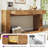 Dorne 63" Modern High Gloss Burl Wood Console Table with 2 Drawers, for Entryway/Living Room, Yellow-418684957
