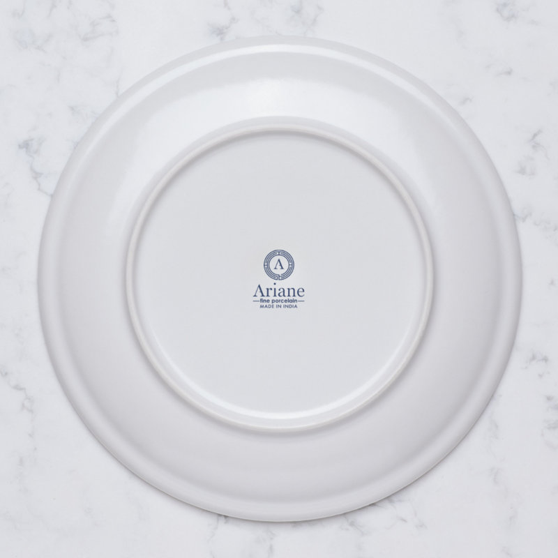 Assiette ronde sans rebord en porcelaine de qualité supérieure Cruise-Athena, 24 cm, 9.5x9.5x0.98"