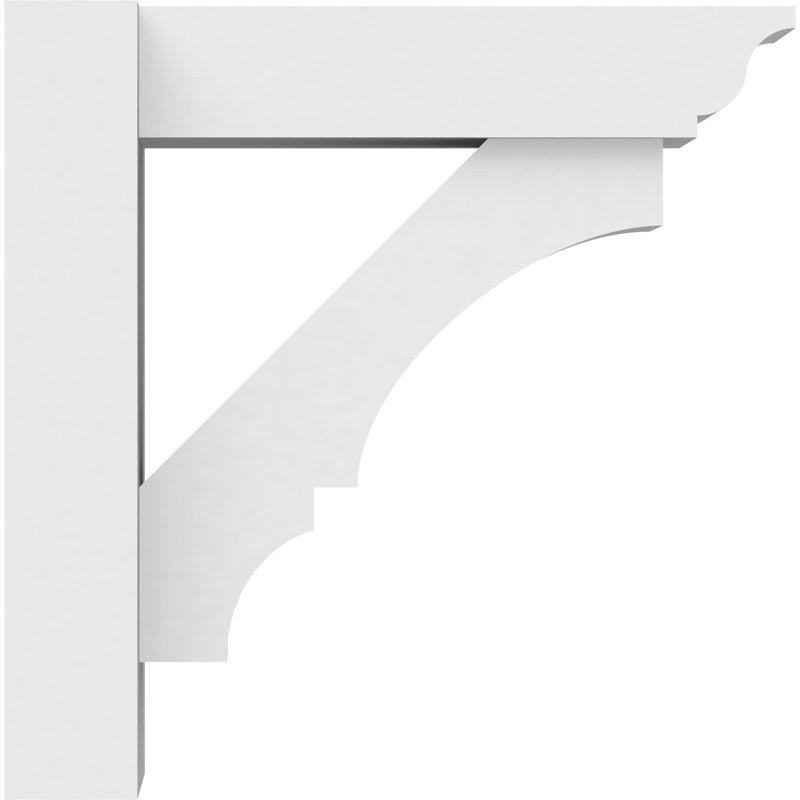 L 5 po x P 12 po x H 12 po Balboa de qualité architecturale en PVC avec extrémités traditionnelles, L 5 po, H 12 po x P 12 po