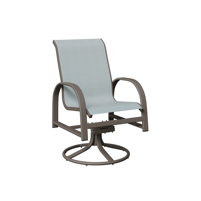 Chaise berçante berçante pivotante Berlin Gardens, Interlock Calypso, Graphite