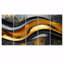 «Geometric Cooper Waves II», art mural abstrait en spirale, décoration murale moderne-29354842-29354843