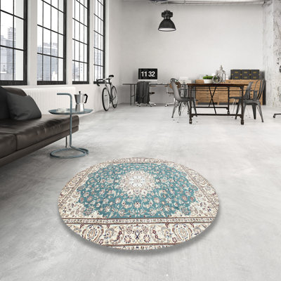 Tapis oriental bleu / gris Cuadrado