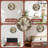 Stone Pagoda Mountain Cloud Wall Clock