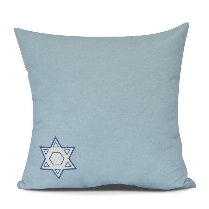 Housse et insert de coussin carré Holiday Holiday, H 20 po x l 20 po, Bleu pâle