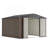 10' X 10' Metal Storage Shed For Ourdoor, Steel Yard Shed  With Design Of Lockable Doors, Utility And Tool Storage For Garden, Backyard, Patio, Outside Use