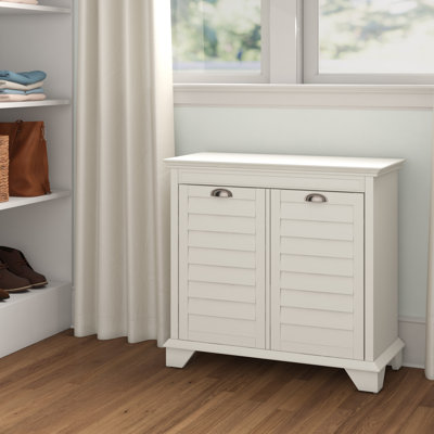 Jaiheem Wood Cabinet Laundry Hamper