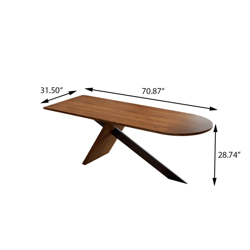 Table de salle à manger 70,87 po, 29.53" H x 70.87" W x 31.5" D