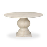 Macalaster Dining Table-Faux Travertine