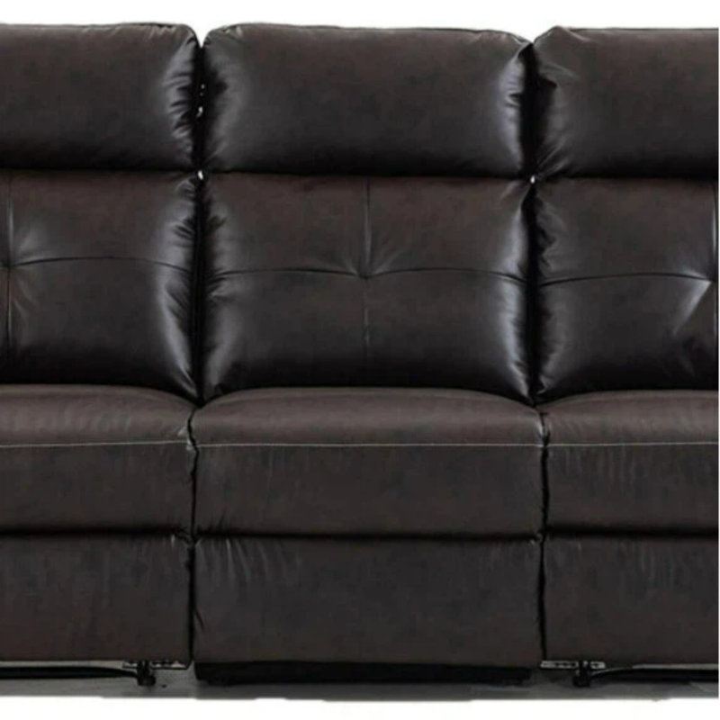 Ensemble de fauteuil inclinable (brun foncé), Marron foncé
