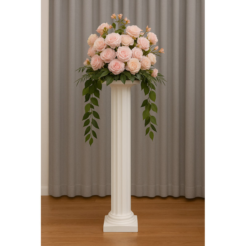 50cm Faux Flowering Plant, Pink