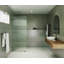 Gaia 30 in. x 78 in. Frameless Fluted Single Fixed Shower Panel-1007544051