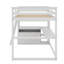 Lit mezzanine double avec bureau et tablettes-118032026-118032025