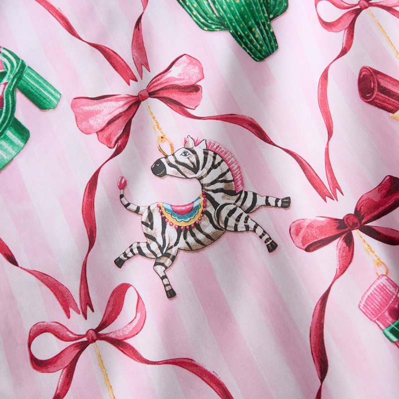 Christmas Kitsch Reversible Duvet Cover Set, Single Bed (135 x 200 cm)