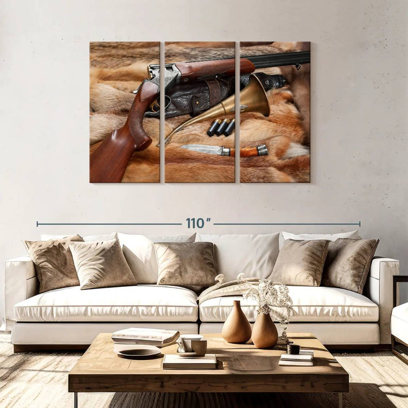 Senne Hunting Things, 48" H x 74" W