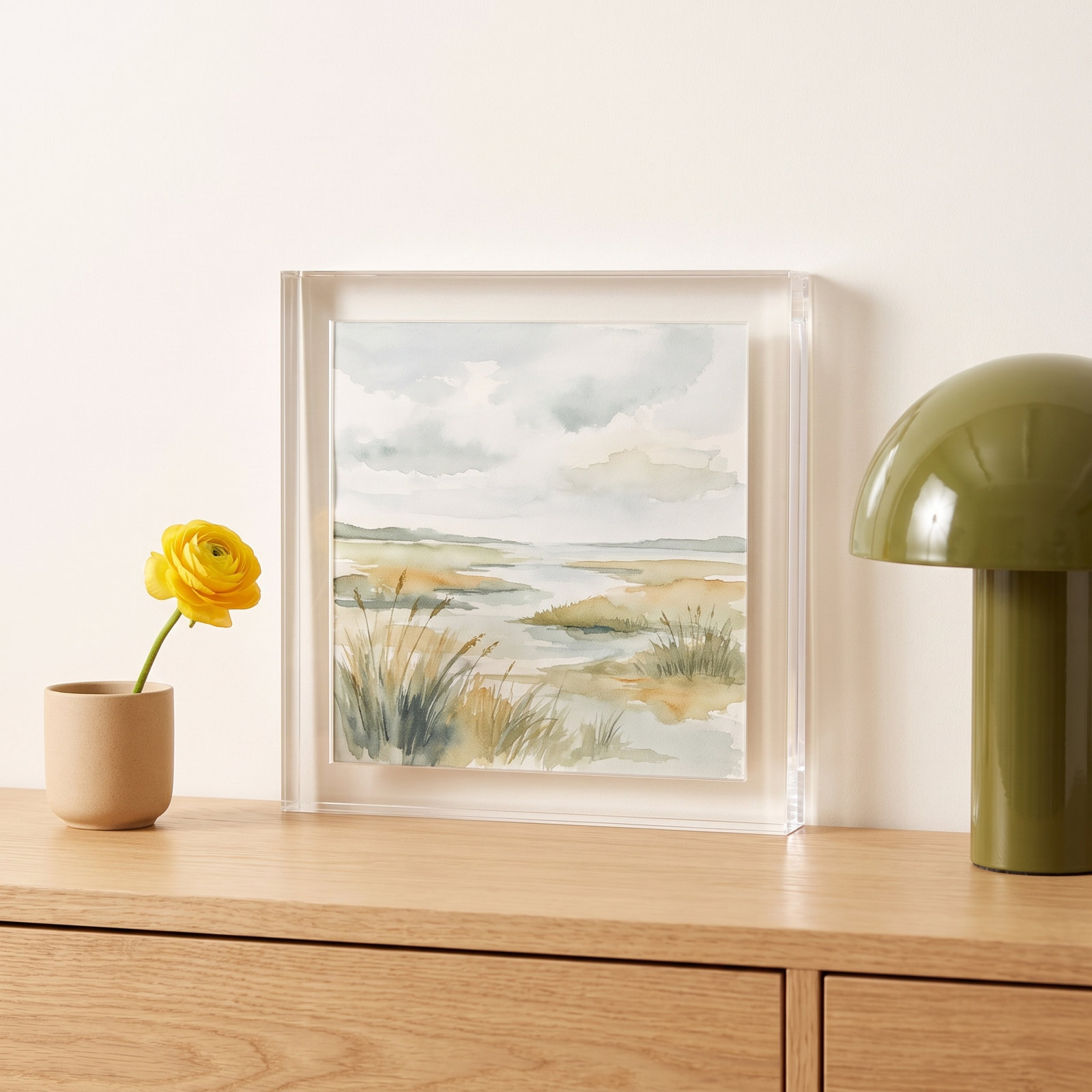 Acrylic Picture Frame, Clear, 4" x 6"