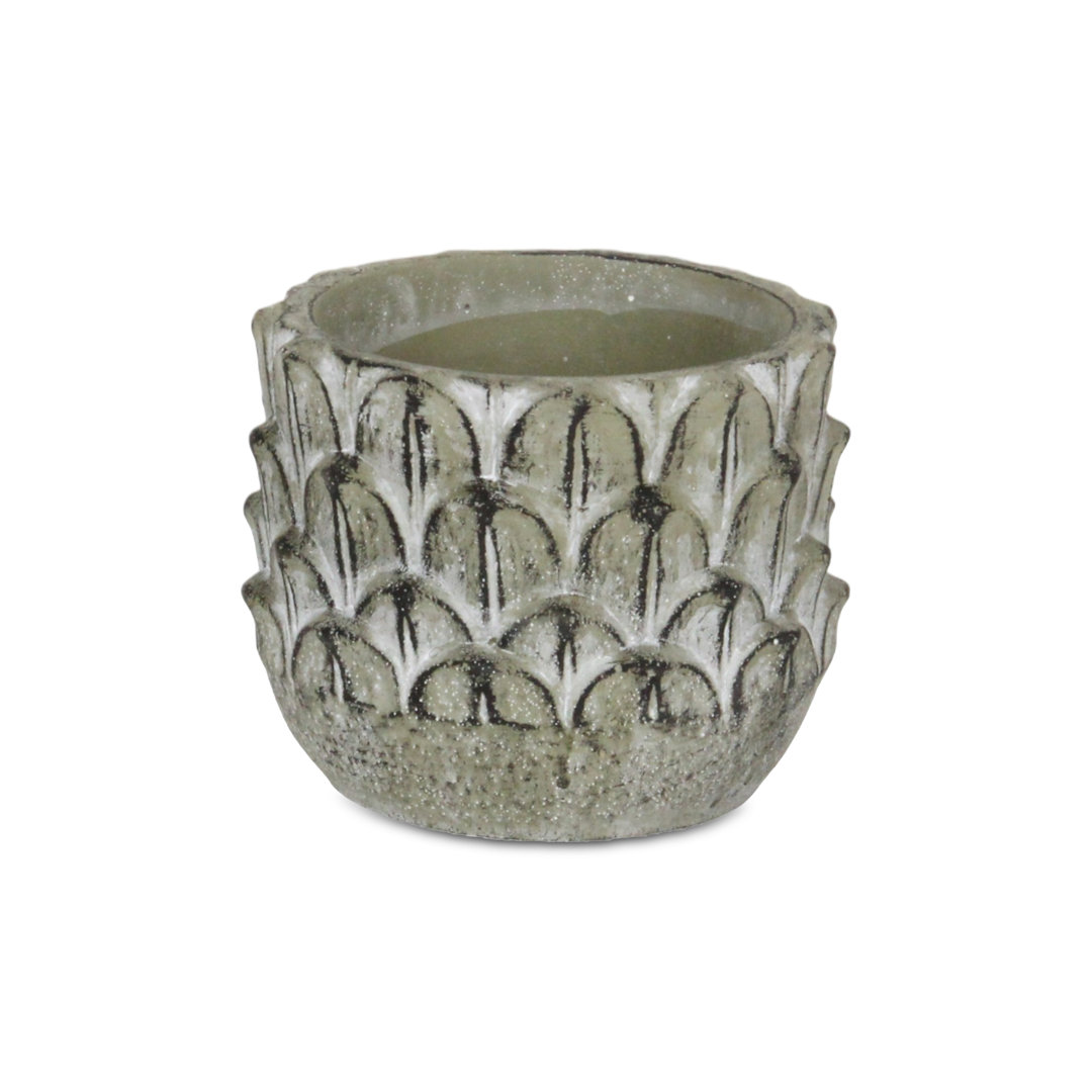 Cement Urn Planter Bungalow Rose 